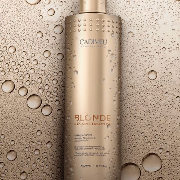 Cadiveu Shampooing Dissolvant Verdoyant Reconstructeur Blonde 500 ml