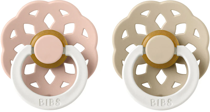 Bibs Boheme Natural Rubber Night Tamanho 1: 0+ meses smoczek