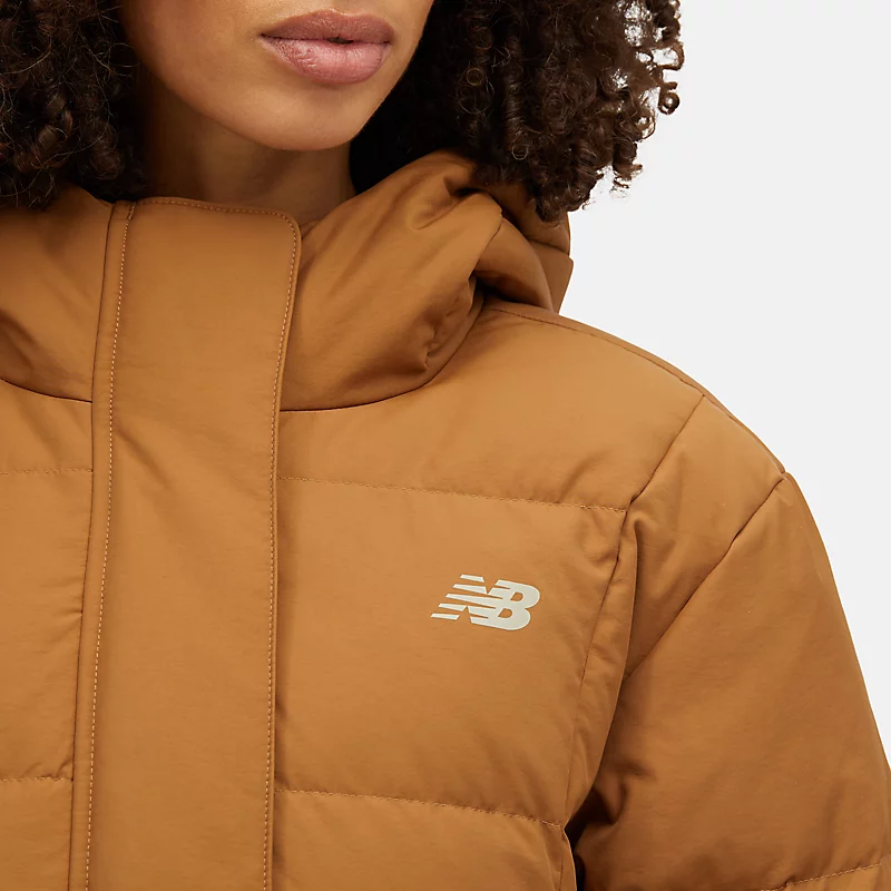Damska kurtka puchowa NBX Soft Alpine Icon – DREWNO