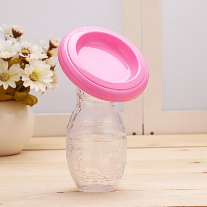 Silicone Manuel Allaitement Allaitement Soulagement de la succion Tire-lait Tire-lait Biberon Pink