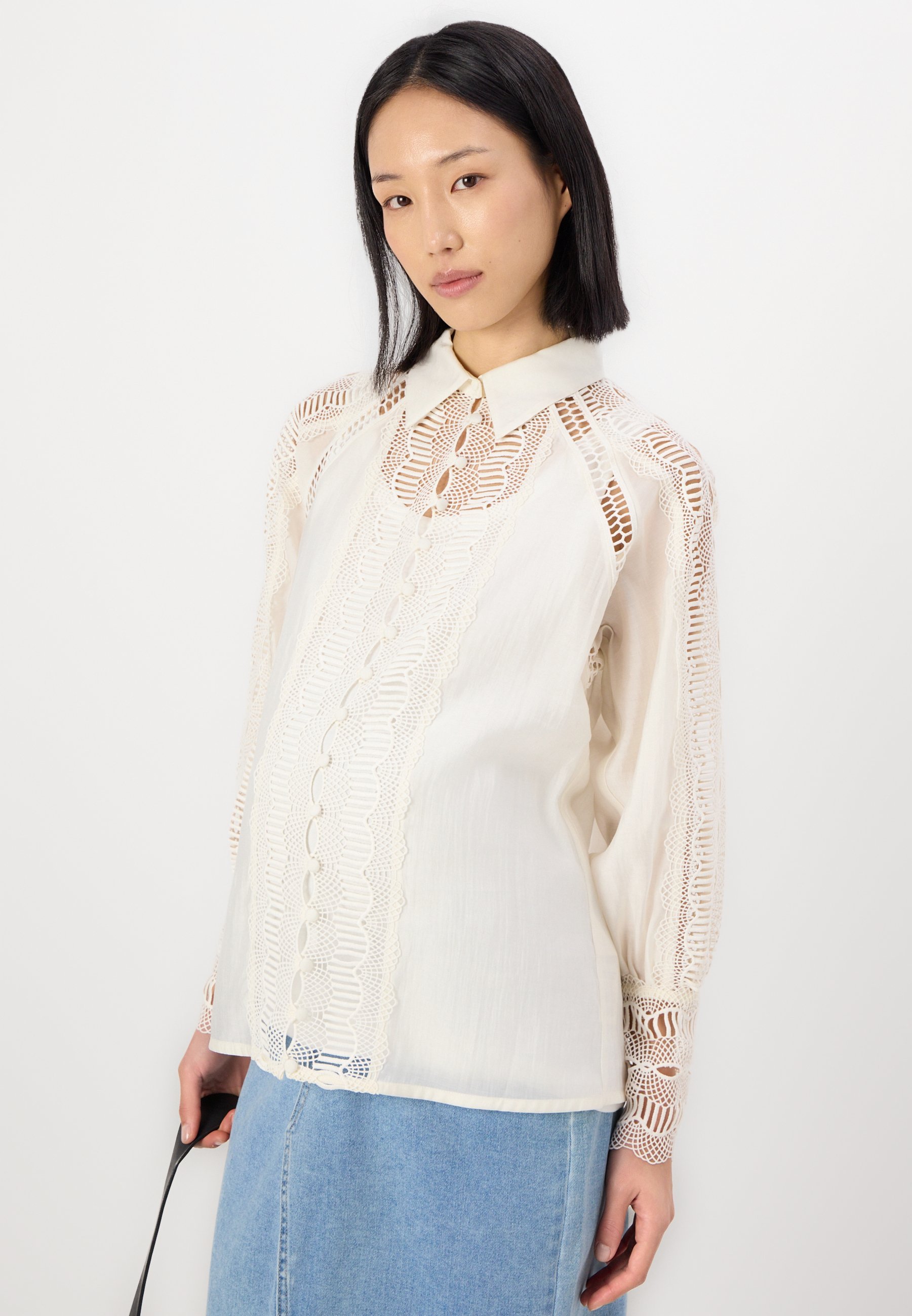 CAMICIA Copenhagen Muse - Camicetta con bottoni - jet stream