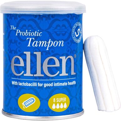 Tampones Ellen Super Probiotic, 8 unidades