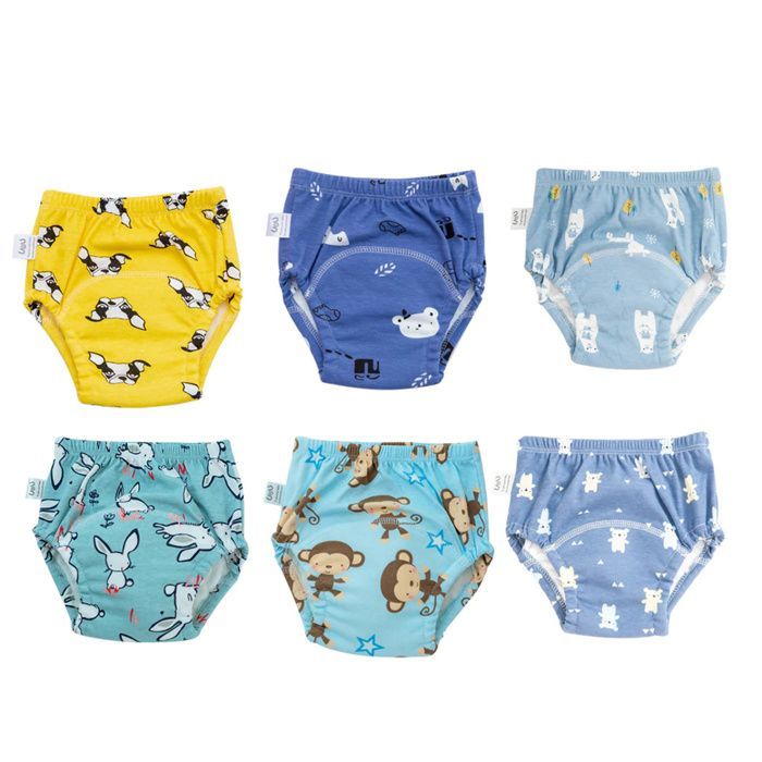 Culotte d'apprentissage de la propreté unisexe en coton, réutilisable, respirante, imperméable, pour garçons et filles