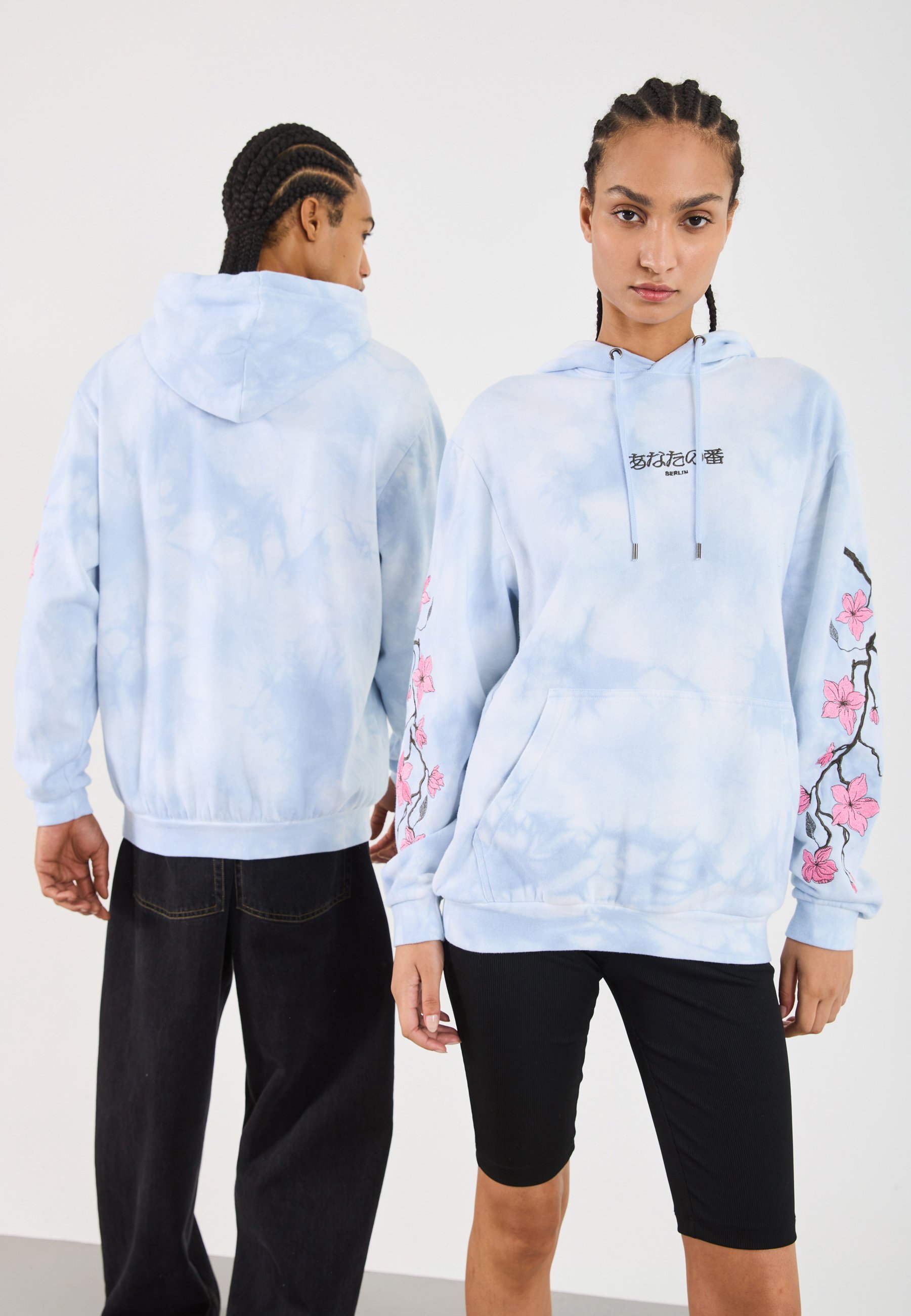 Felpa con cappuccio YOURTURN UNISEX - blu