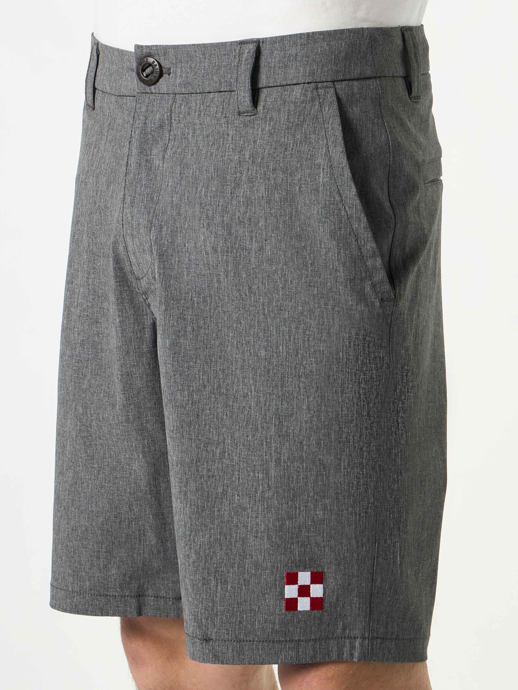 Bermudashorts voor heren in zwarte ripstopstof