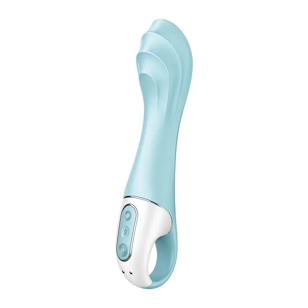 Satisfyer Masażer Air Pumo Vibrator 5+ Blue Masażer intymny