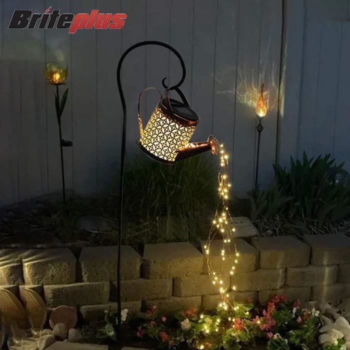 Outdoor floor lamp, waterproof solar LED lantern, landscape lighting, decorative outdoor light fixture, ideal - copper [C317]