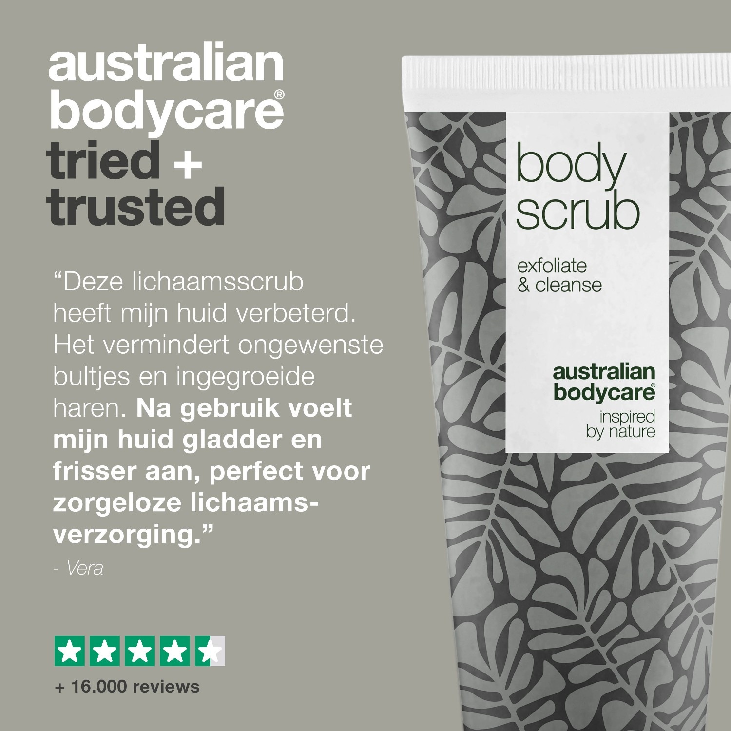 Australian Bodycare Sitruuna-myrtti vartalonkuorinta - 200 ml