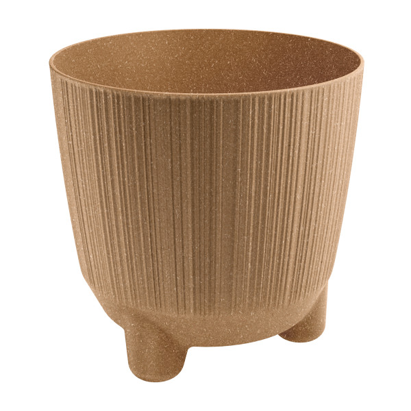 Doniczka Ryfo N ECO Wood 19,5 cm naturo ECO PROSPERPLAST