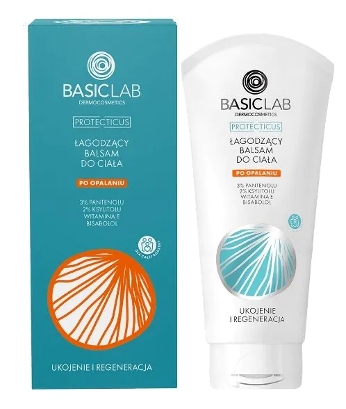 Basiclab Dermocosmetics Łagodzący balsam do ciała po opalaniu, 100 ml