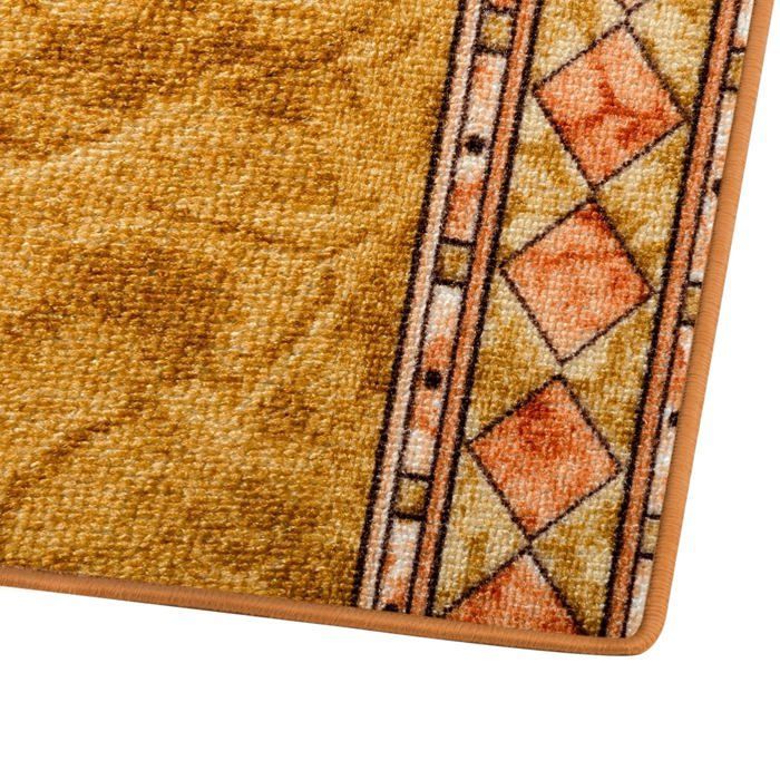 Tapis de couloir à boucles fines, Rügen Beige 80 x 250 cm