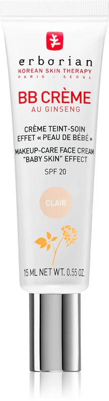 Erborian BB Cream tonējošais krēms perfektam ādas izskatam SPF 20 mazais iepakojums