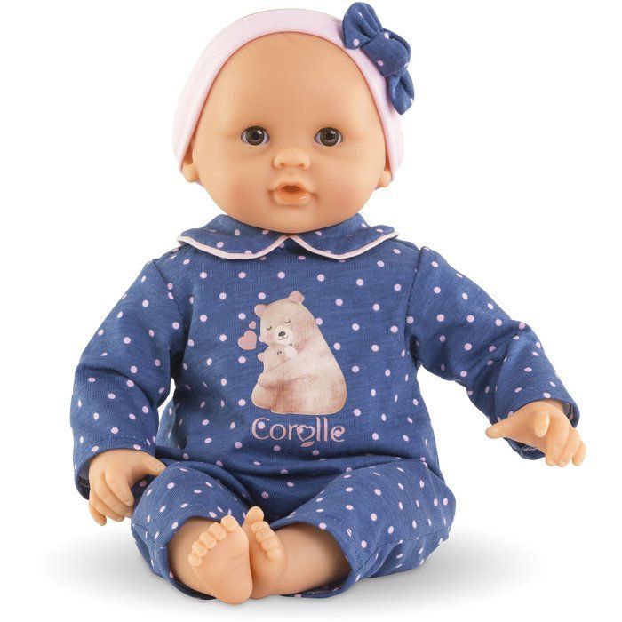 Baby doll - COROLLE - Baby Cuddly Capucine - Teddy Bear - 30 cm - From 18 months
