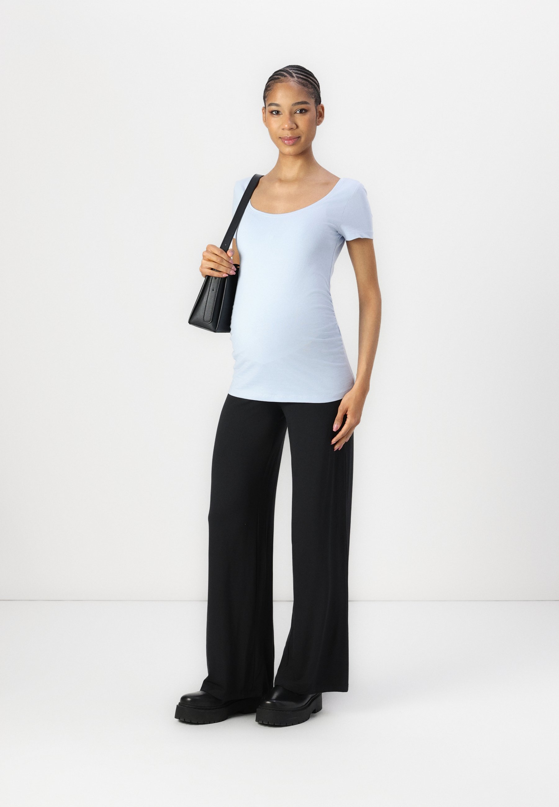 Anna Field MAMA 2-PACK - Trainingsbroek - zwart/grijs