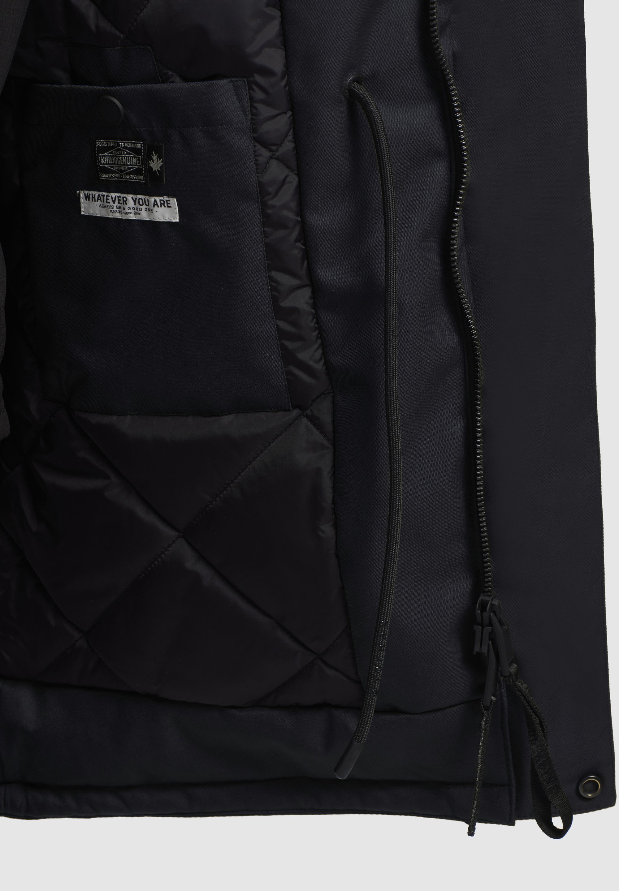 khujo HANT - Parka - ciemnoniebieska