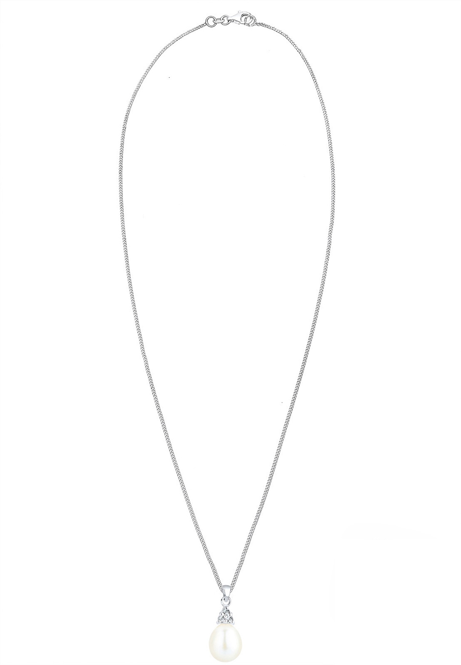 Elli PERLU  Perle de Culture d'Eau Douce Cristal Femme (925/1000) Argent