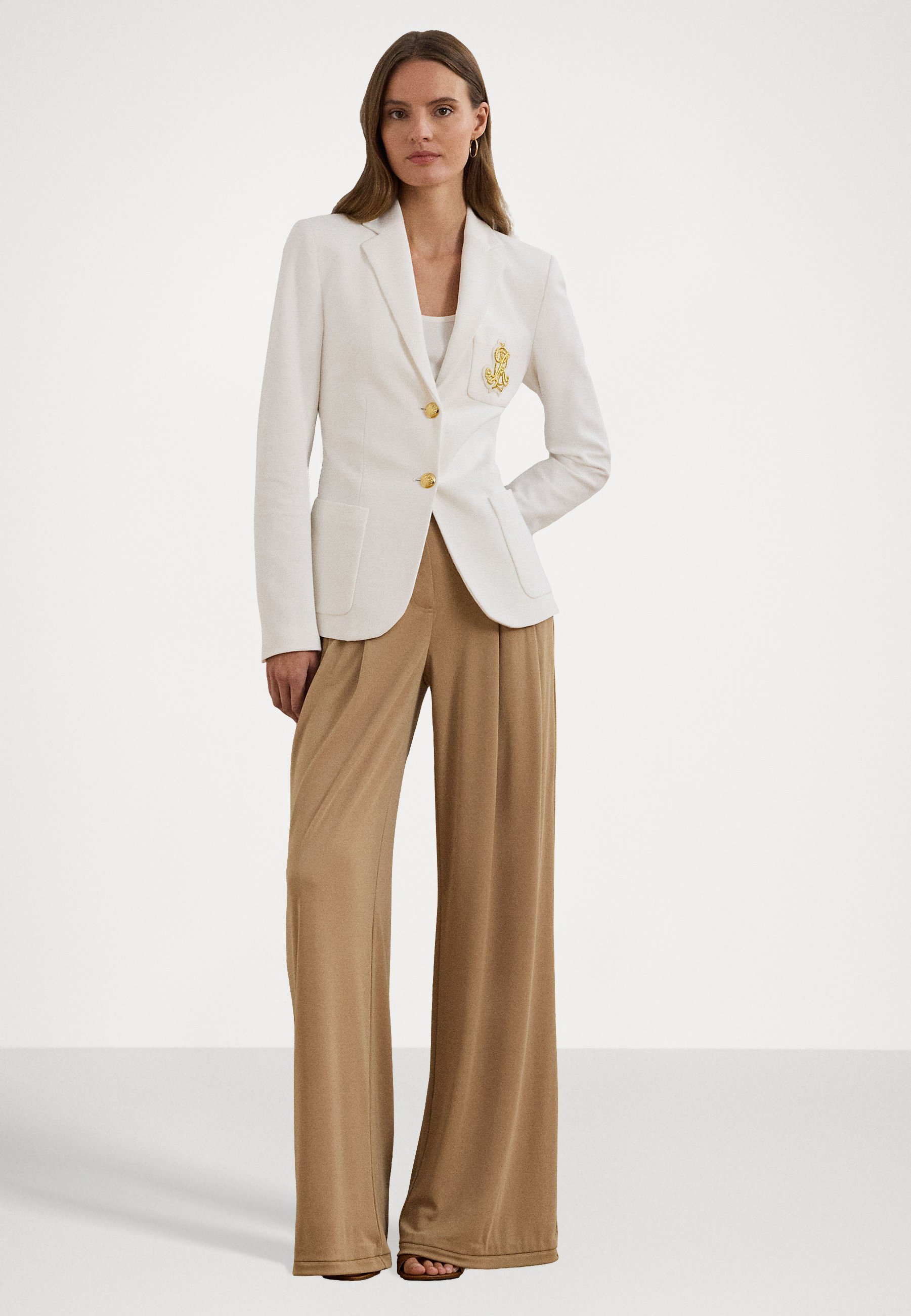 Lauren Ralph Lauren BULLION JACQUARD BLAZER - Blazer - wit