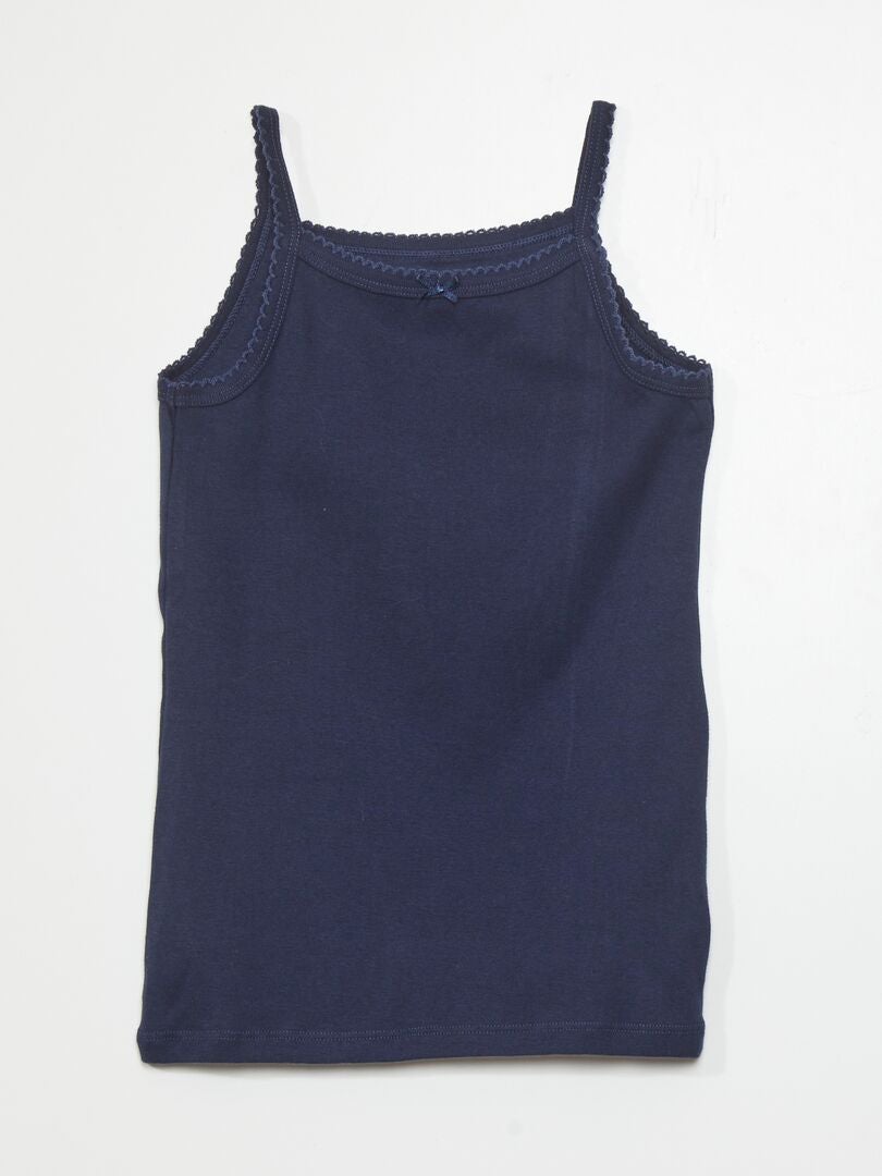 Conjunto de 2 camisetas sin mangas + 3 calzoncillos - 5 piezas - BLANCO
