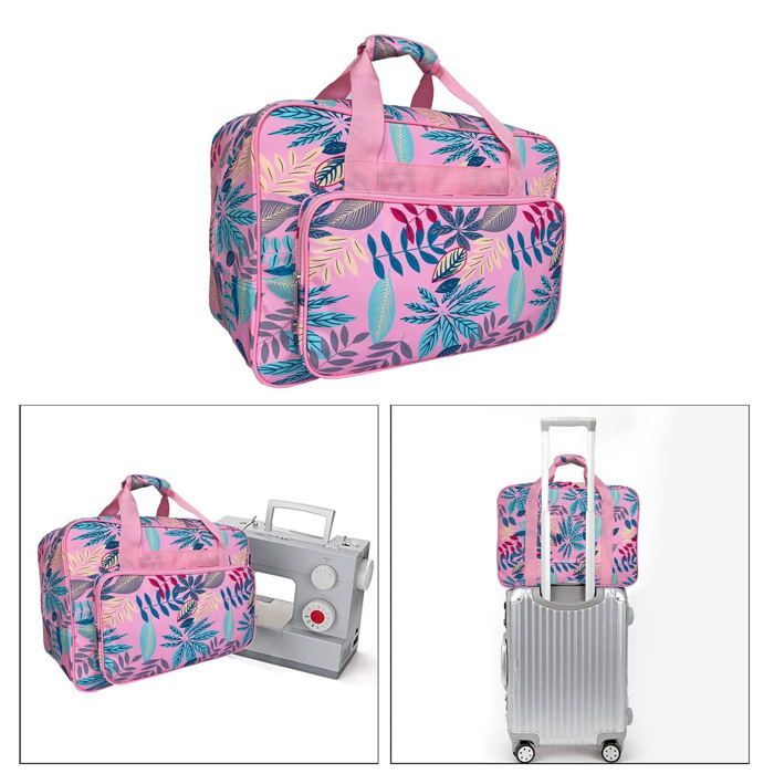 Sac de rangement pour machine à coudre, étui de transport pour machine à coudre, étui de rangement, rose