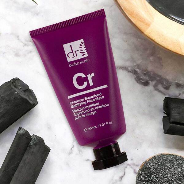 Dr. Botanicals Charcoal Superfood Mattierende Gesichtsmaske 30 ml