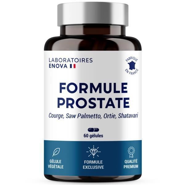 FORMULE PROSTATE -  Rétention, Débit, Fréquence, Infection - Fabriqué en France