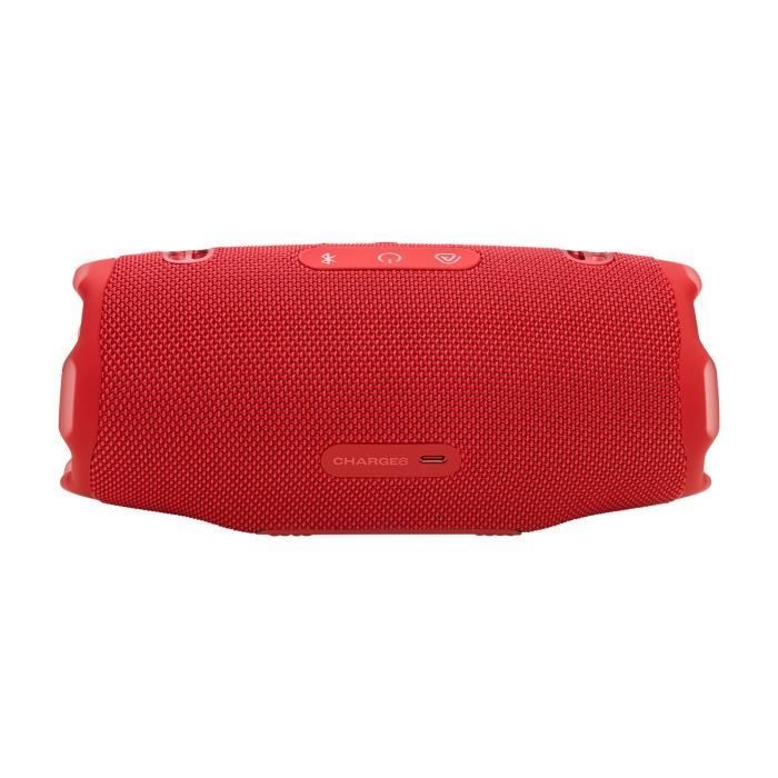 Altavoz portátil Bluetooth JBL Charge 6 - Rojo - Resistente al agua y a las caídas