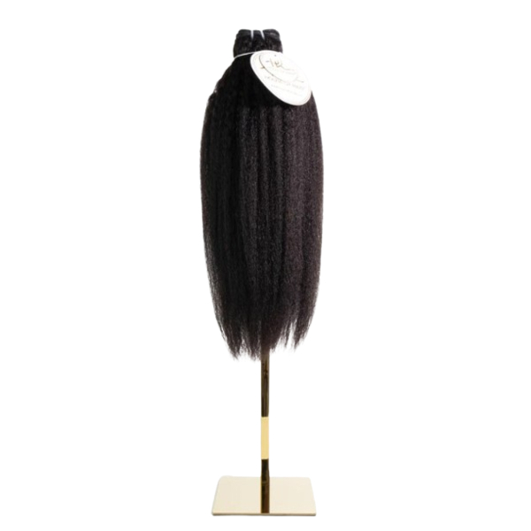 House Of Hair UK Kinky Straight Ebony Weft 24 - Svazek