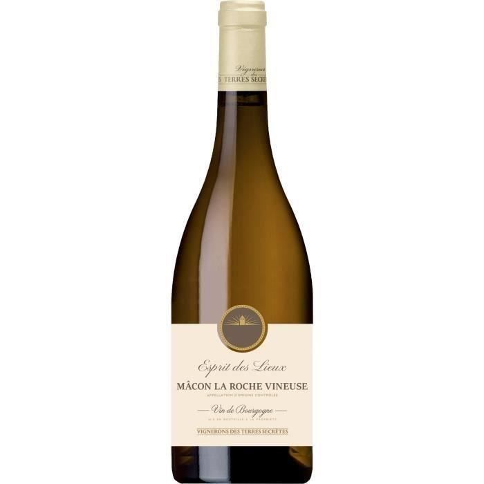 Esprit des Lieux Vignerons des Terres Secrètes 2022 Mâcon La Roche Vineuse - Vin blanc de Bourgogne 2023