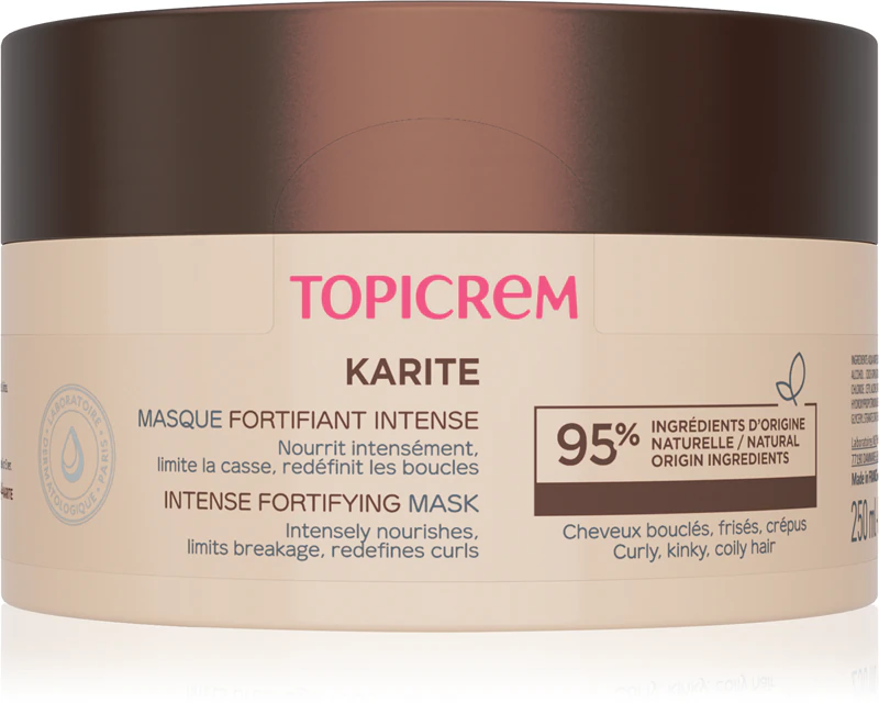 Topicrem KARITÉ Intensive Stärkungsmaske – kräftigende Maske für lockiges und welliges Haar
