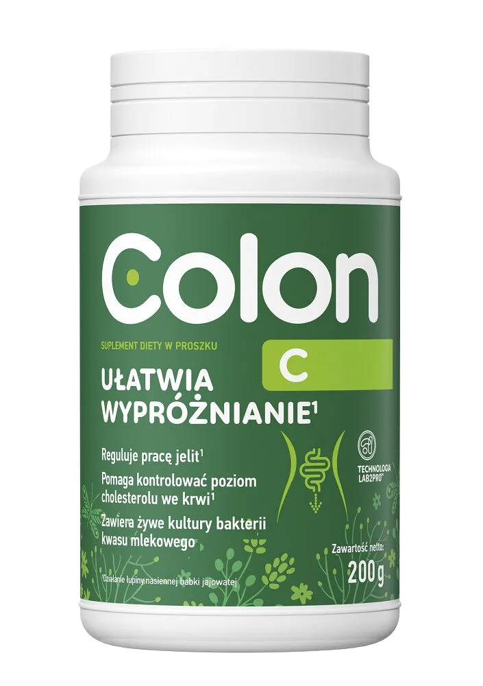 Colon C, Suplement diety regulujący pracę jelit, Proszek