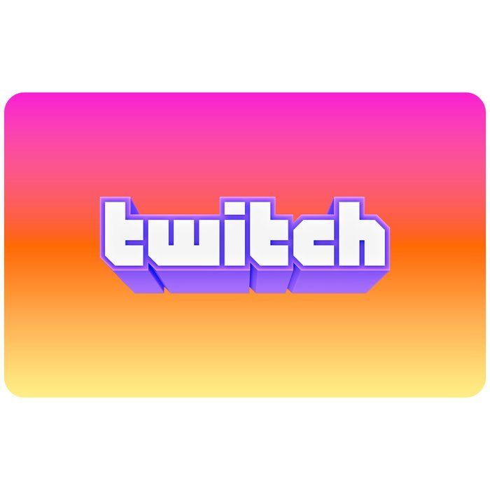 Carte cadeau numérique de 50€ à utiliser sur Twitch