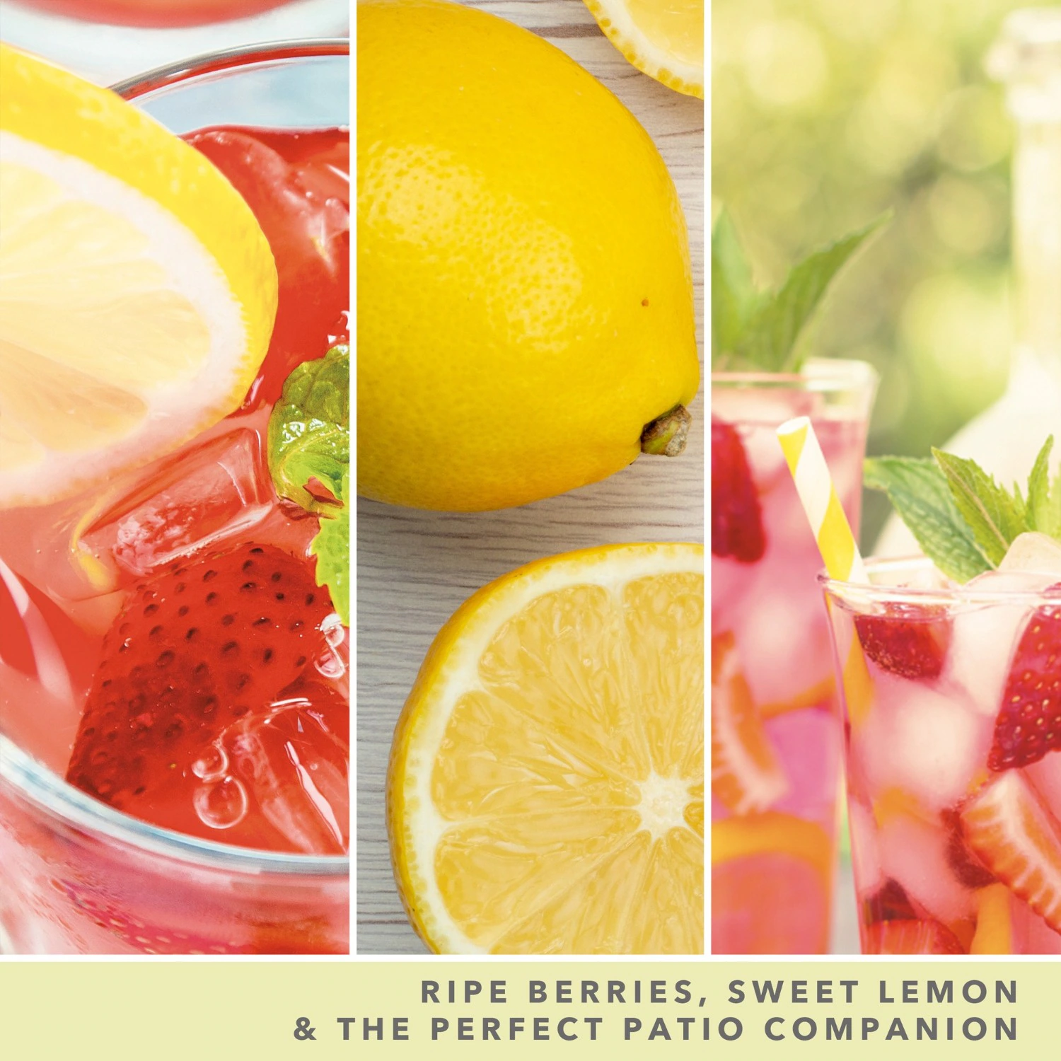 YANKEE CANDLE Moyenne Jarre Limonade Glacée aux Fruits Rouges