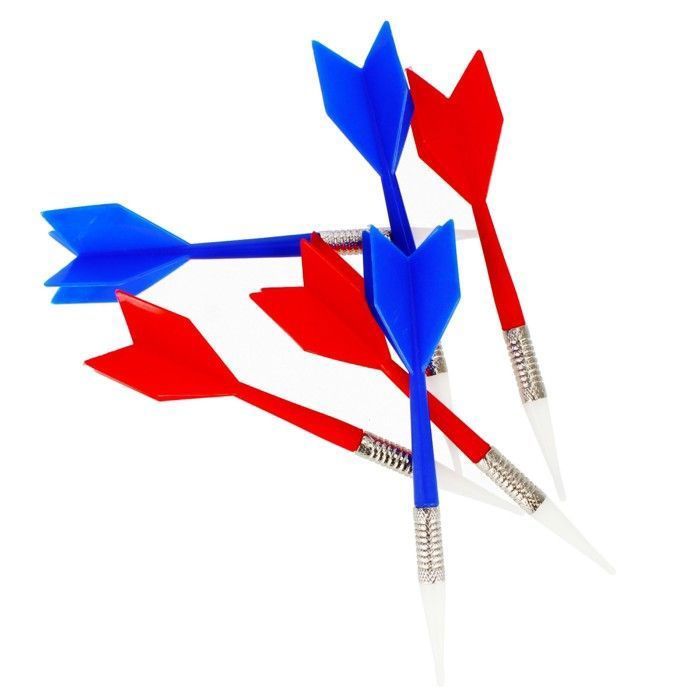 Bouclier de fléchettes, jeu de fléchettes, grand bouclier de jeu + 6 pièces de fléchettes 7+.