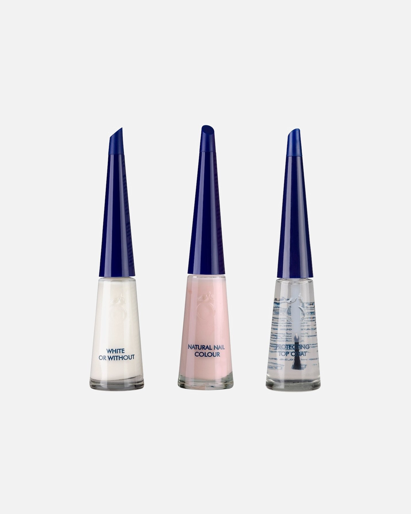 Herome Cosmetics set lakova za nokte „Francuska manikura“ roze – 30 ml