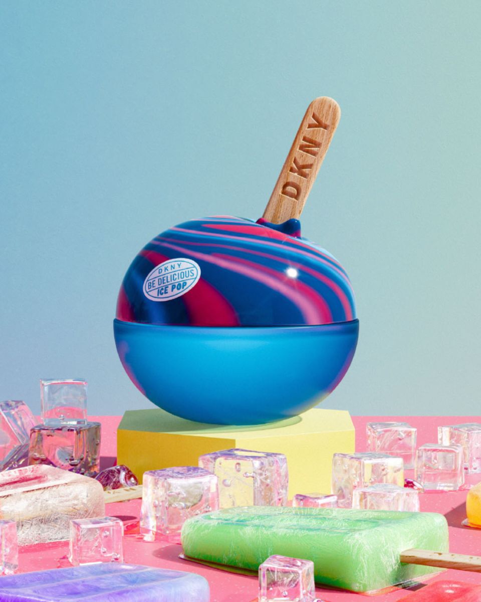 DKNY Be Delicious ledus kokteilis ar ogu svētlaimi