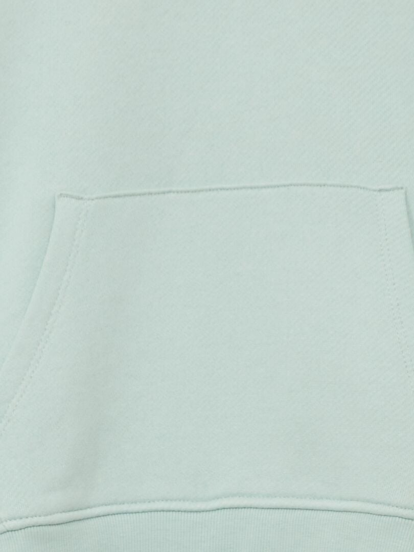Ruimvallend sweatshirt met kangoeroezak - blauw