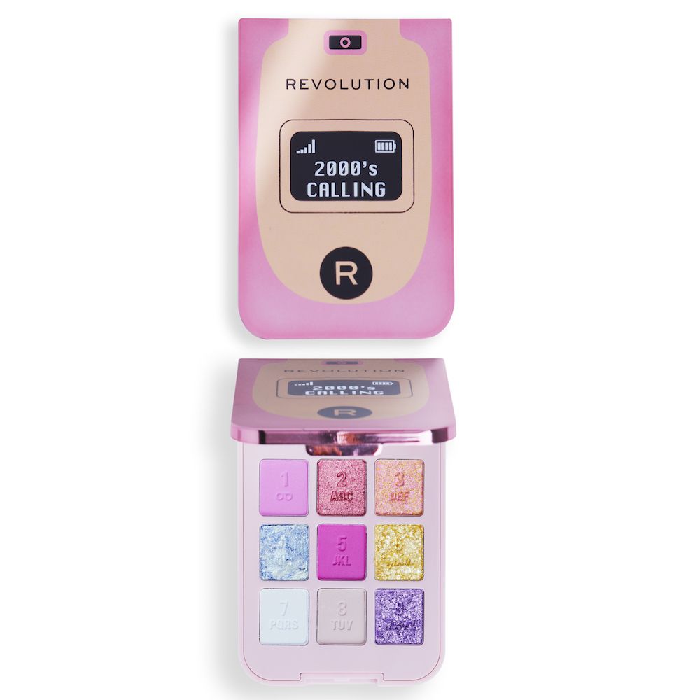 Палета сенки за очи Y2K Baby Flip Phone Палете сенки за очи и шминка