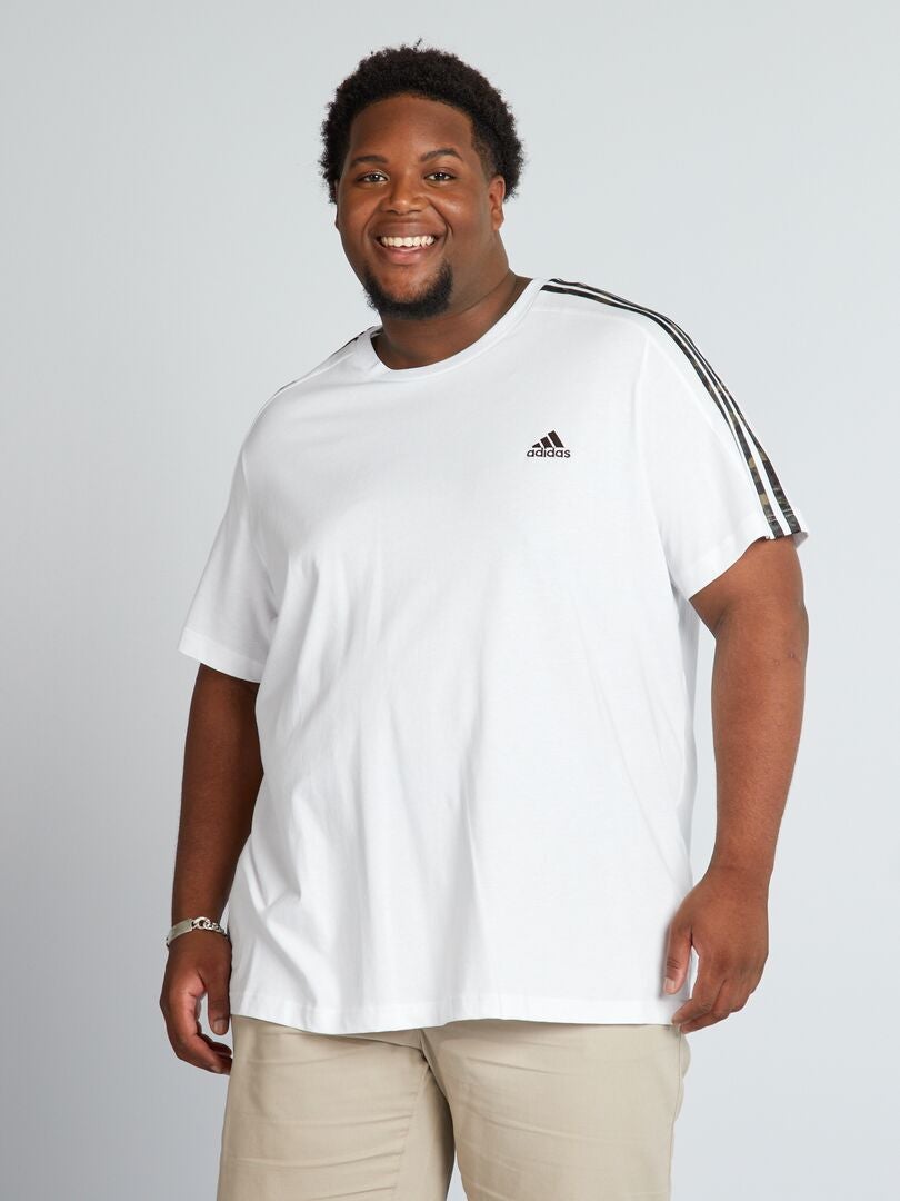 'adidas' jersey t-shirt - GRIJS