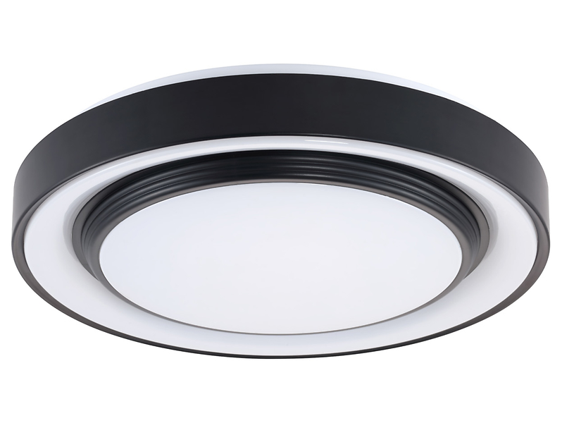 Plafon Zygmunt II LED 38 cm ze zmienną barwą światła czarny
