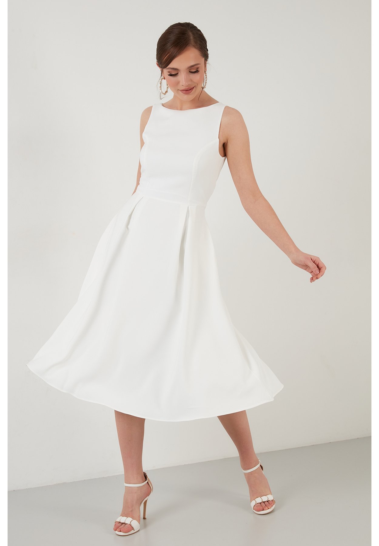LELA COCKTAILKLEID - Cocktailkleid / Partykleid - ecru