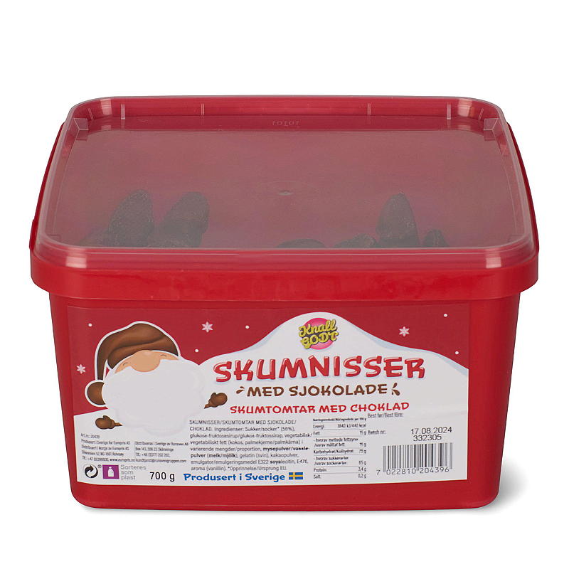 KnallGoodt Schumnisser avec enrobage de chocolat 700 g