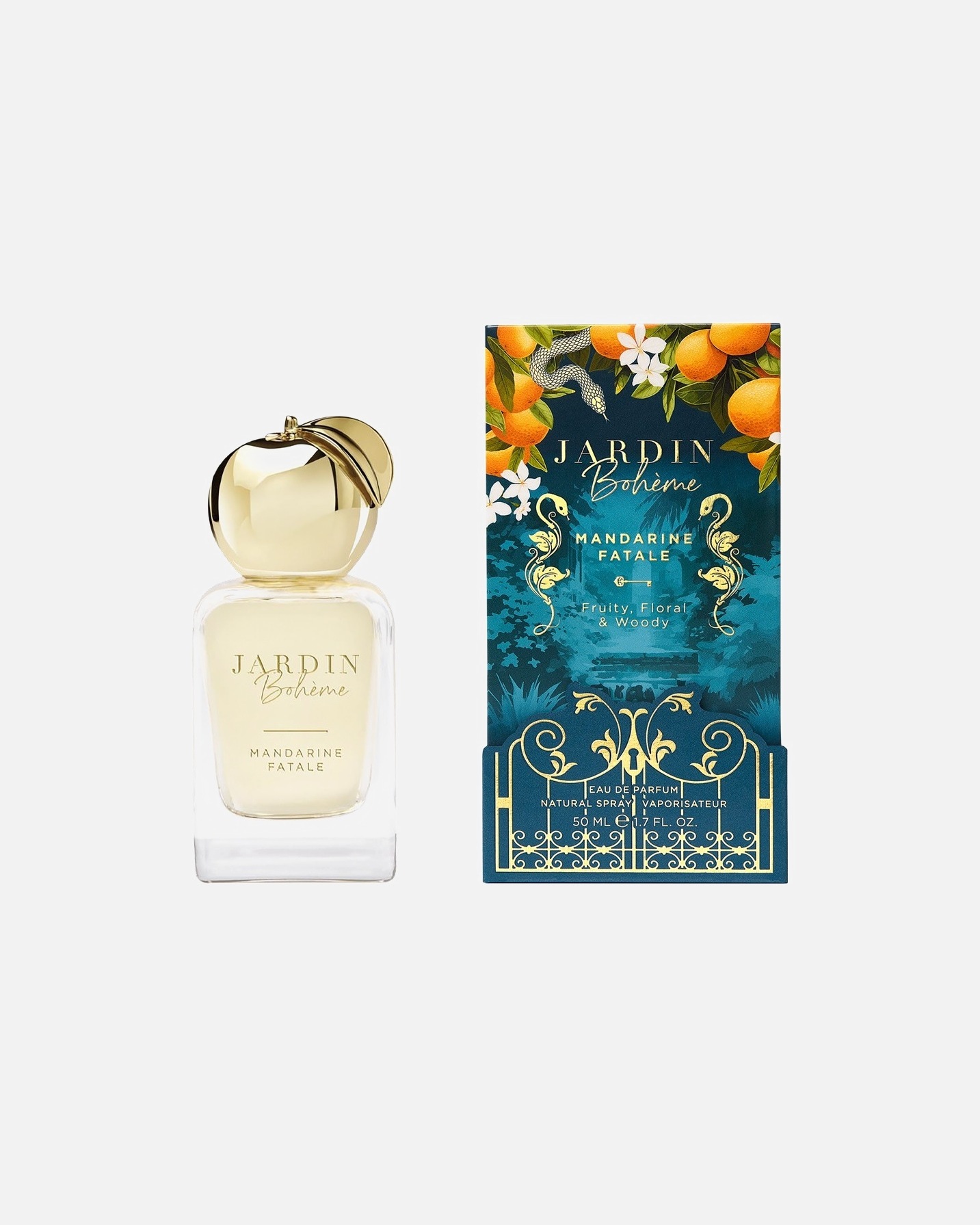 Jardin Bohème parfumūdens AIZLIEGTO AUGĻU KOLEKCIJA Mandarine Fatale - 50 ml