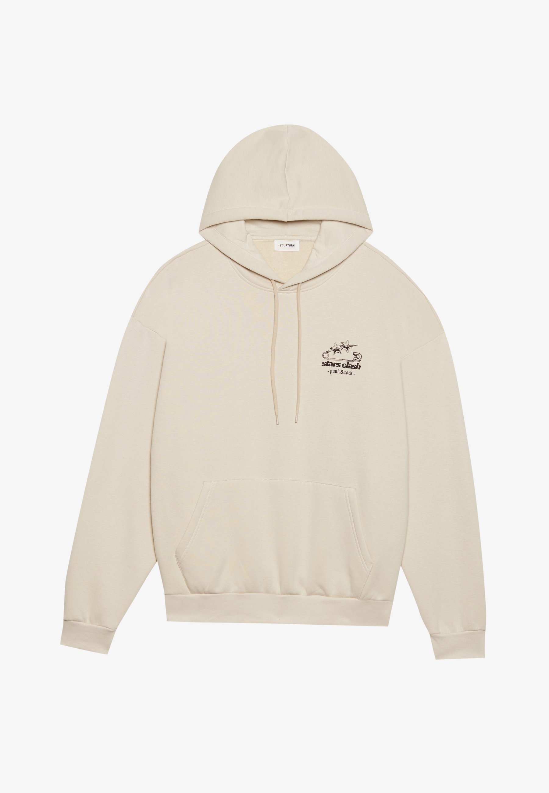 YOURTURN UNISEX - Hoodie - havermout