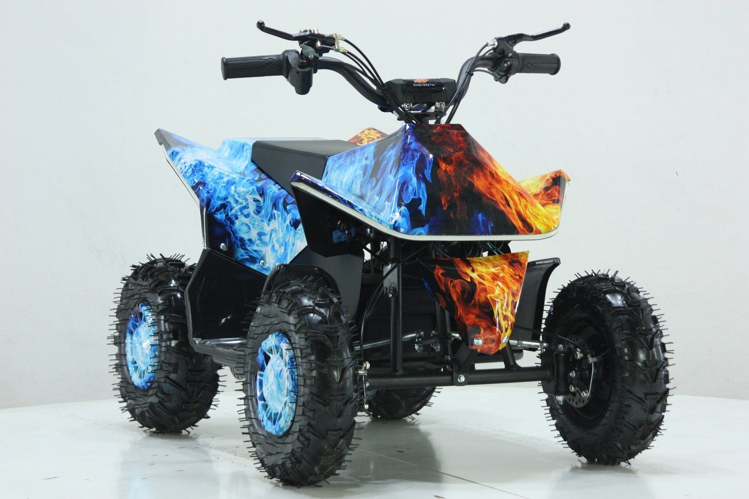 Quadriciclo elétrico infantil KXD M2 com partida elétrica, 6
