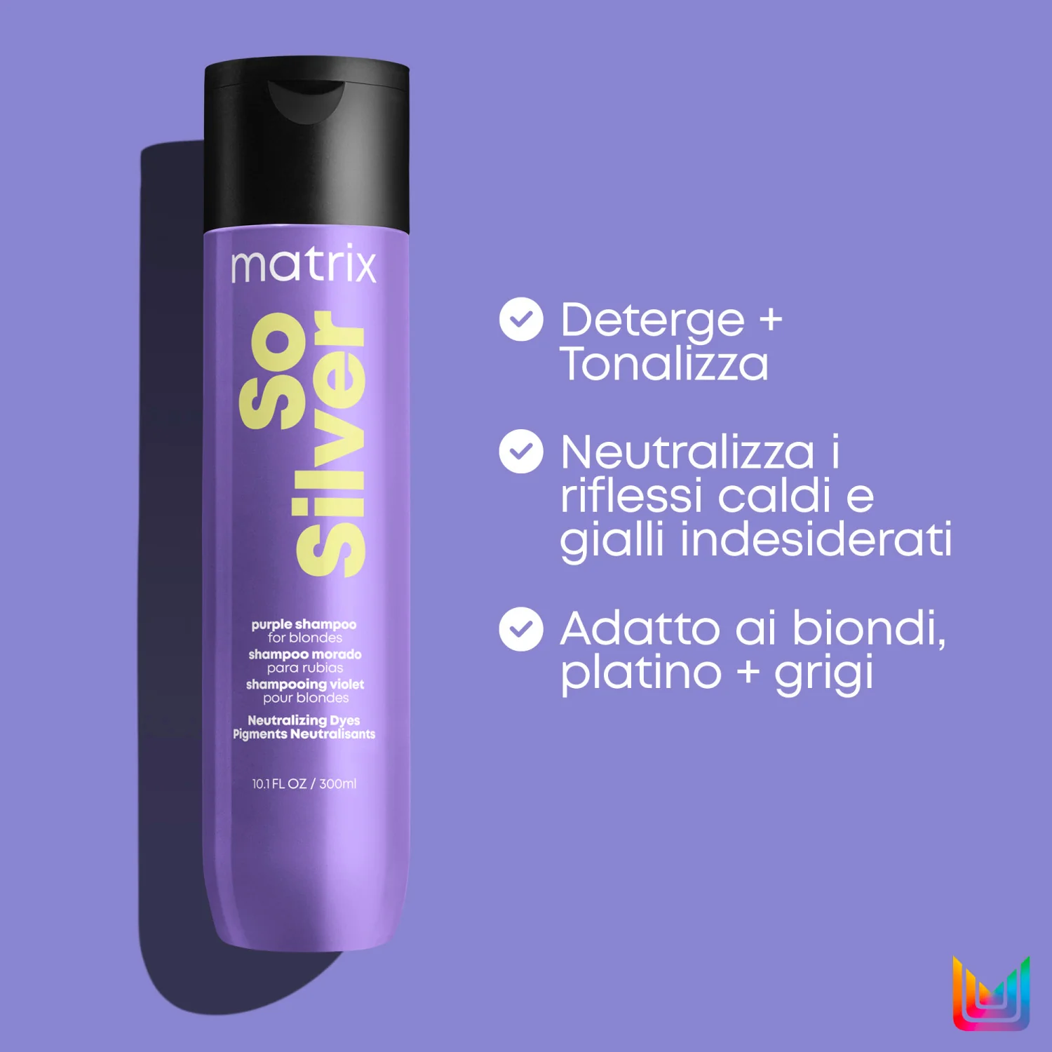 Total Results So Silver Purple Shampoo - Shampoo Protezione Colore