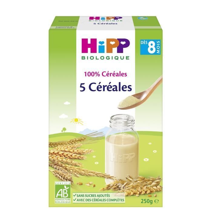 Hipp Orgánico 100% Granos 5 Granos +6m 250g
