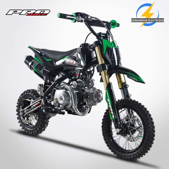 Moto de cross infantil PROBIKE 50 SX 12/10 - Verde - Edición 2025