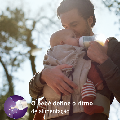 Sada 3 skleněných kojeneckých lahví Philips Avent Natural Response (1 kus)