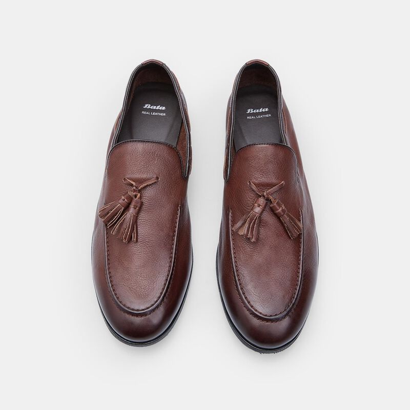 Elegante leren loafers voor heren van BATA