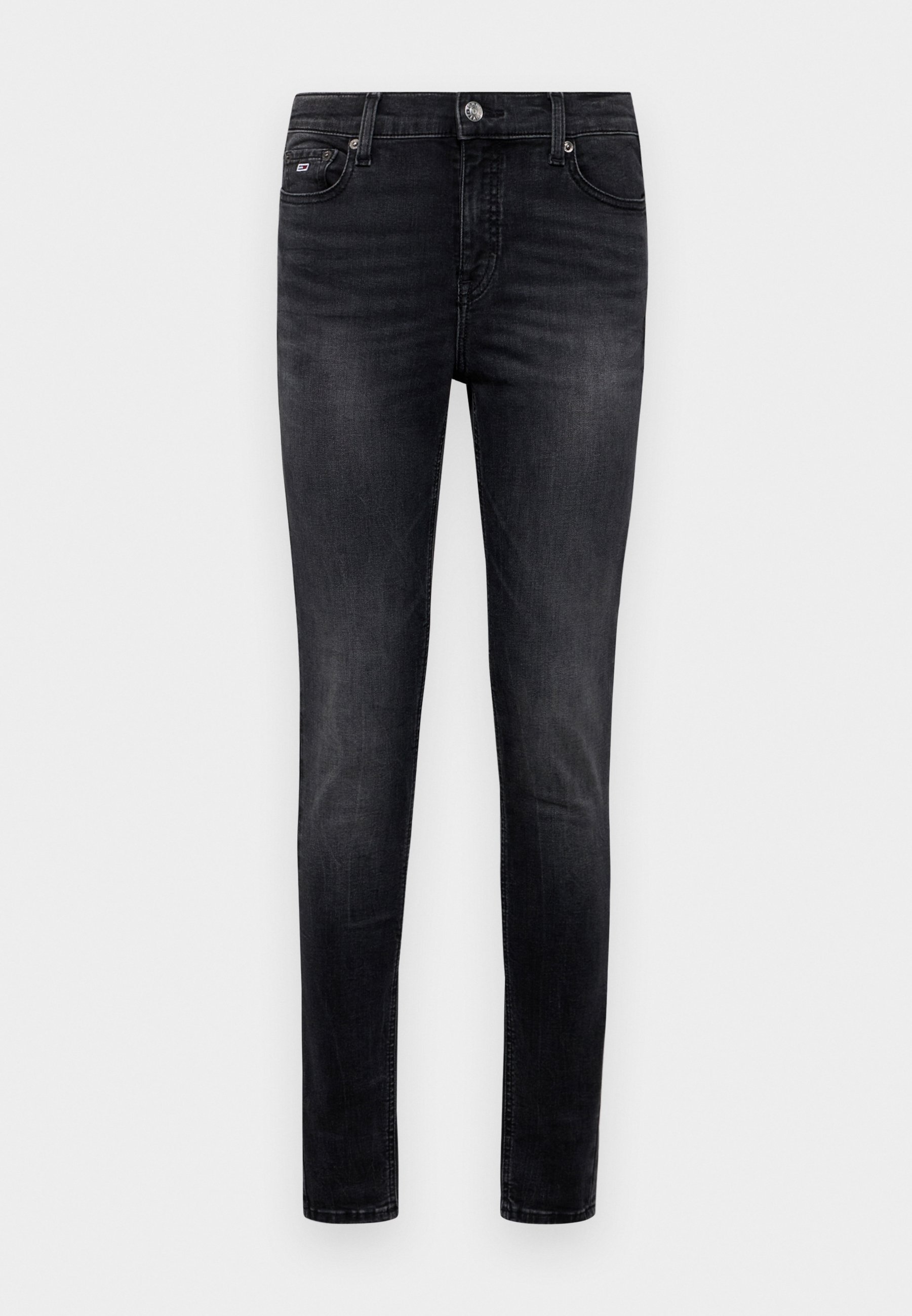 Blugi Tommy Jeans Skinny Fit - denim negru